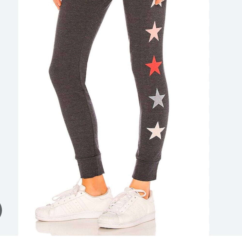 Sundry Navy Sweatpants with Star Details